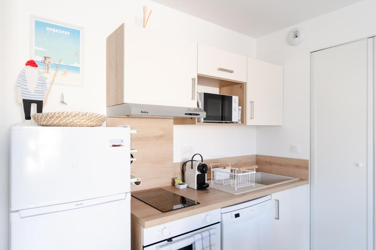 Appartement Neuf 4 Etoiles - Sunset Lodge, Narbonne Plage Exteriör bild